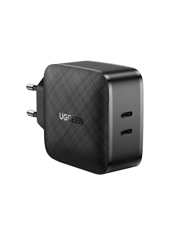 Мережевий зарядний пристрій CD216 66 W 2xType-C PD Charger (Чорний) (70867) Ugreen (300523713)