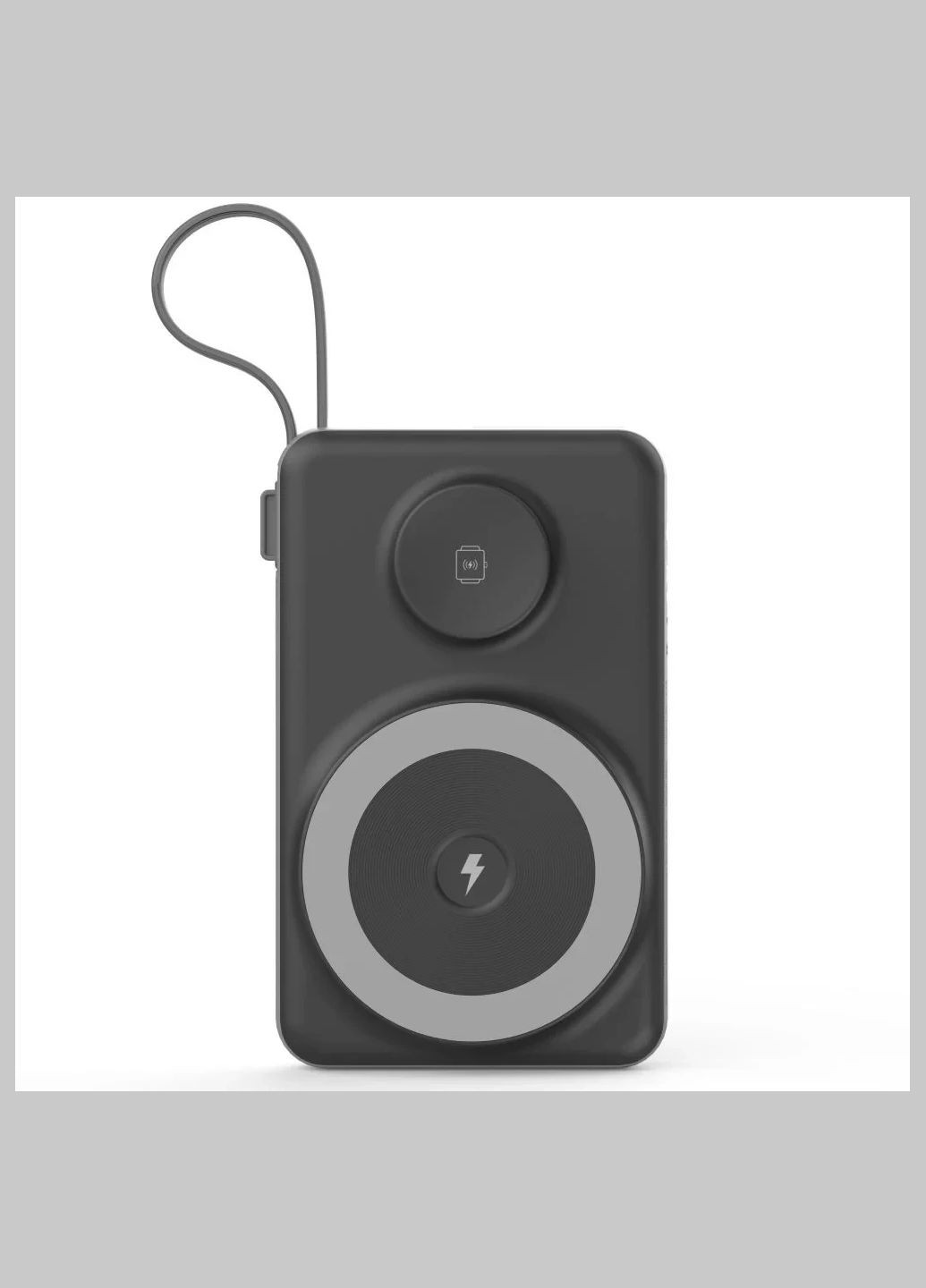 Повербанк 10000mAh B695 Black QC3.0 PD3.0 бездротова зарядка смартфонів та Apple Watch (43-00131) CHOETECH (317463581)