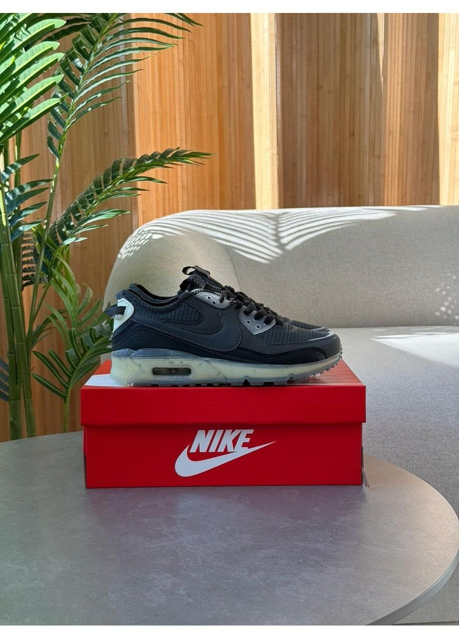 Комбіновані Осінні кросівки чоловічі nike black lime ice No Brand Air Max Terrascape 90