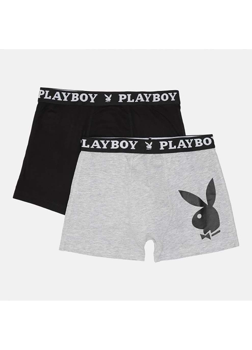 Набір труси-боксери ANNYA BOXERSHORT Чорний, Сірий Playboy (302246375)