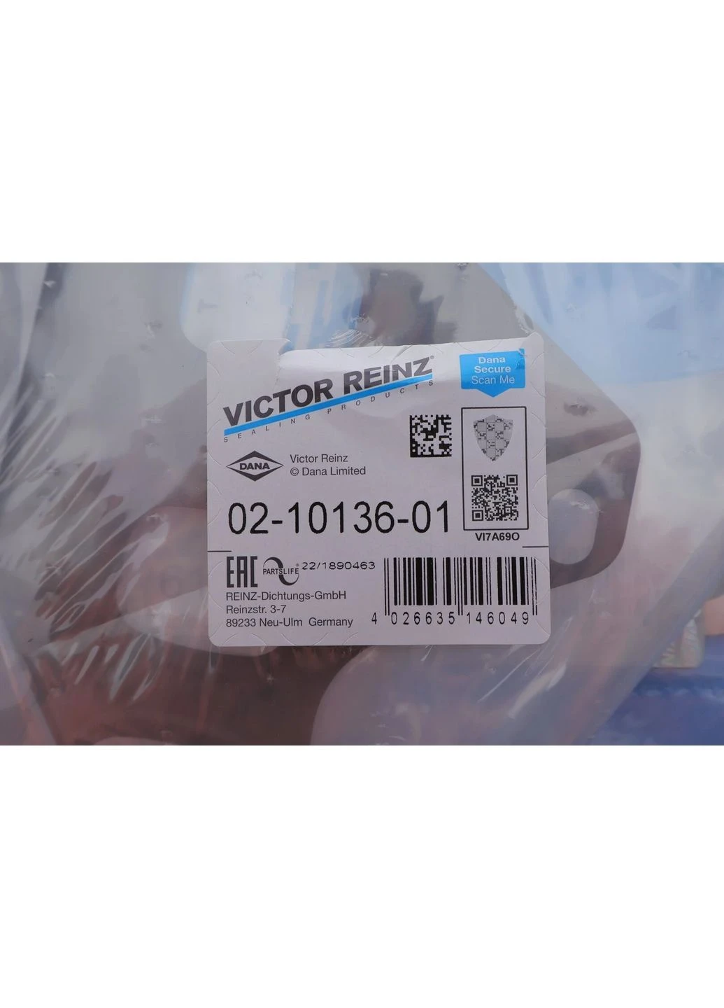 Комплект прокладок двигателя REINZ 02-10136-01 Victor Reinz (368134436)
