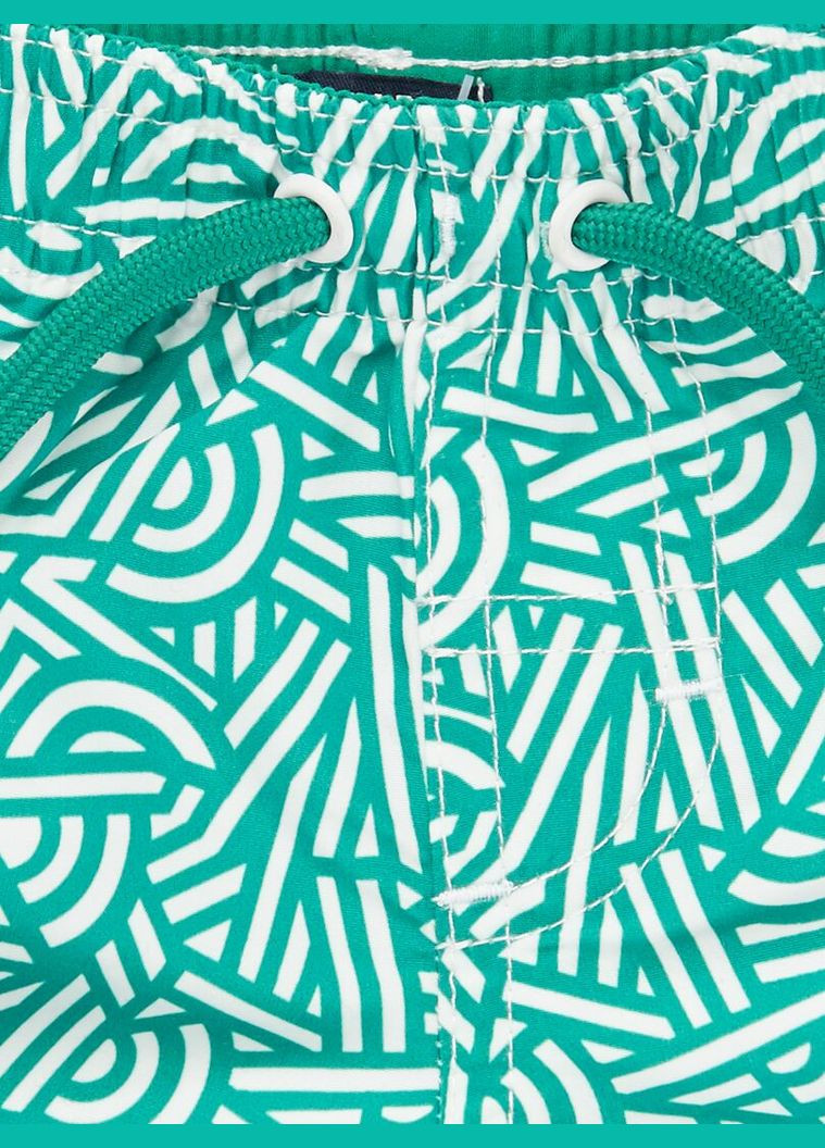Купальні шорти,зелений-білий в візерунки, Kiabi (292301736)