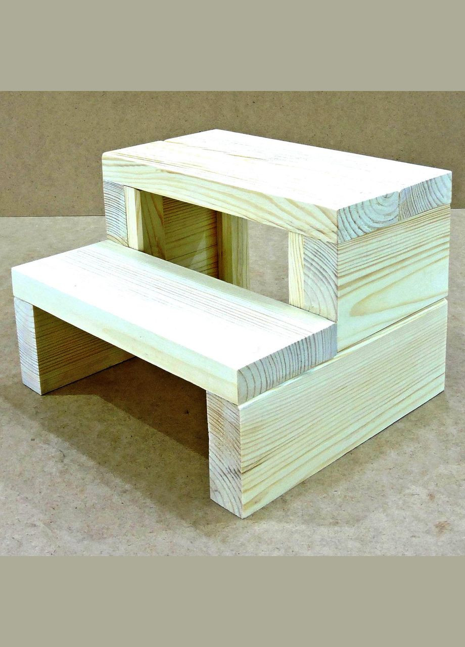 Скамейка-ступенька из дерева Гудзон бланже (ССТ-000301) No Brand (327849321)