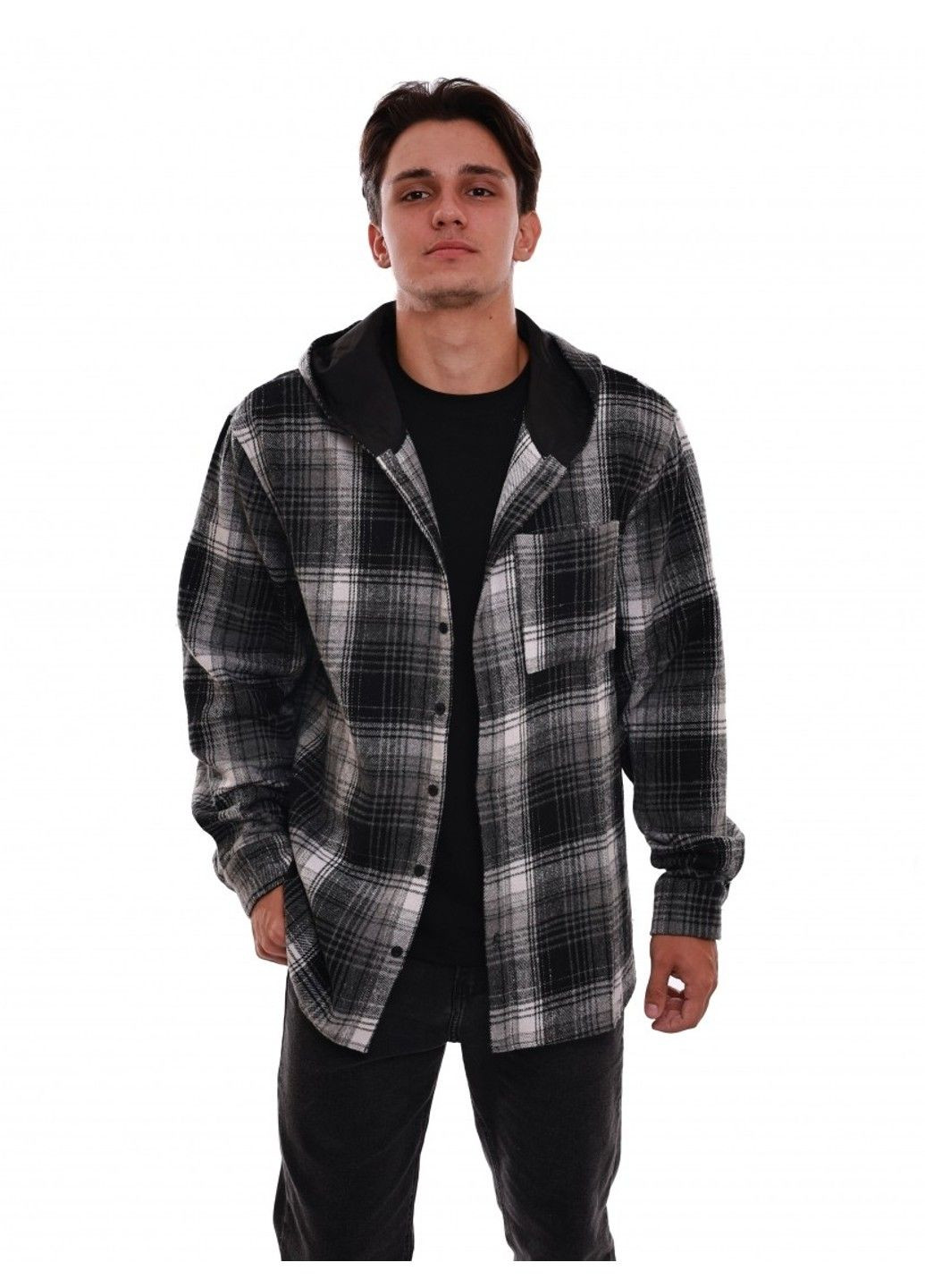 Черно-белая рубашка Fashion