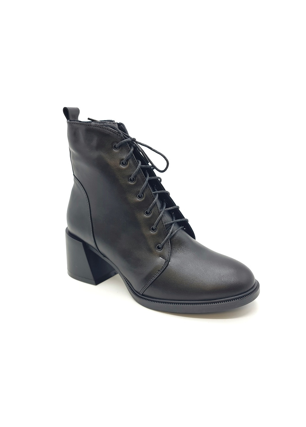 Жіночі черевики зимові чорні шкіряні FS-13-6 23,5 см (р) Foot Step (259299500)