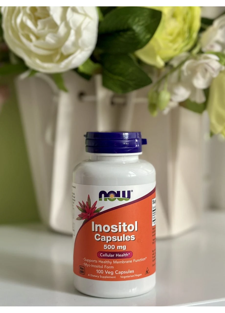 Інозитол міо-інозитол Inositol 500мг NOW 100 капсул Now Foods (380322428)