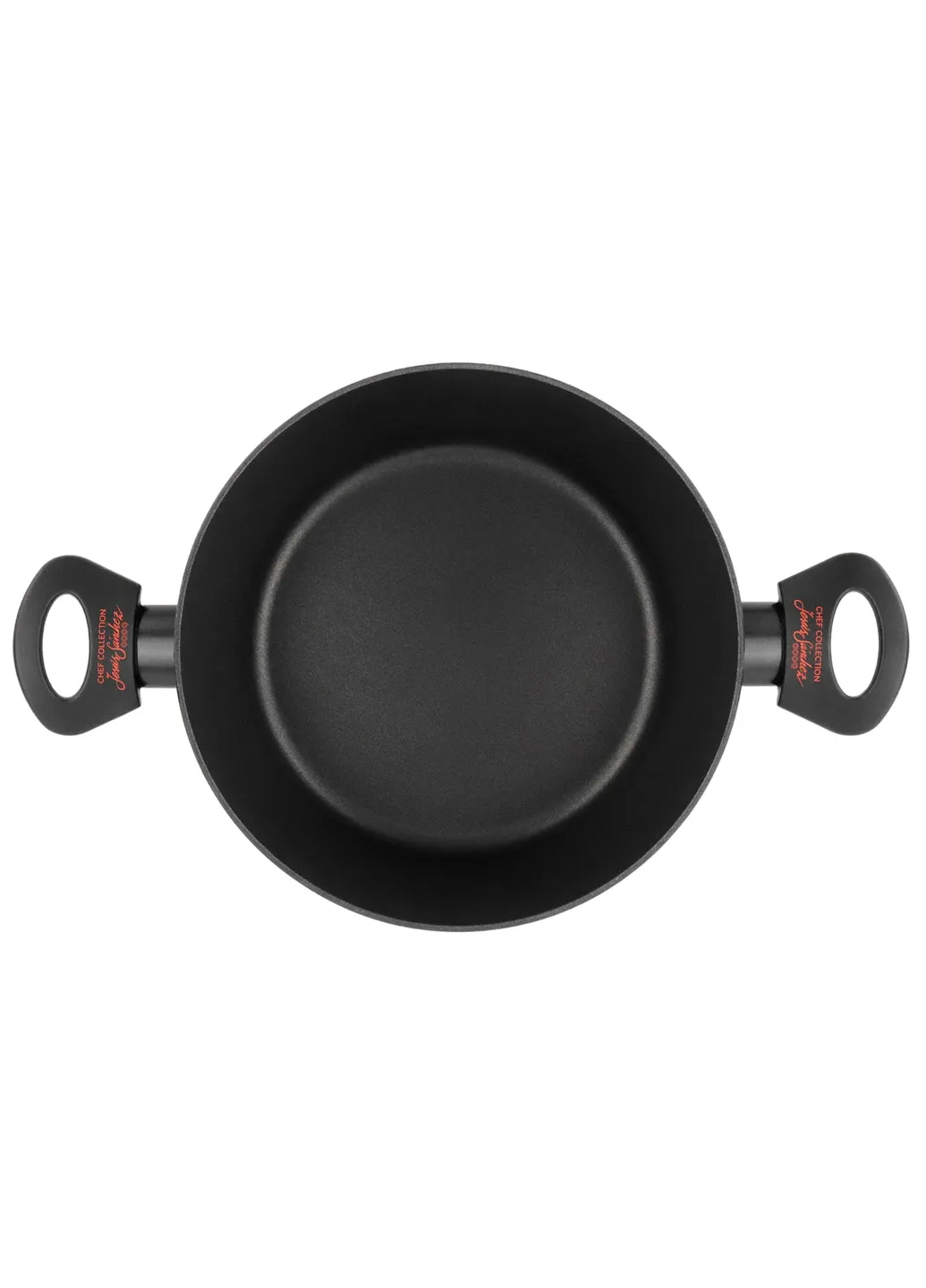 Кастрюля традиционная VITRINOR CHEF COLLECTION 3,8 л антипригарное покрытие Quantanium черная 24 см No Brand (407741005)