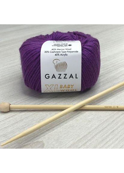 Пряжа Baby Wool XL цвет 815 Фуксия Gazzal (352743318)