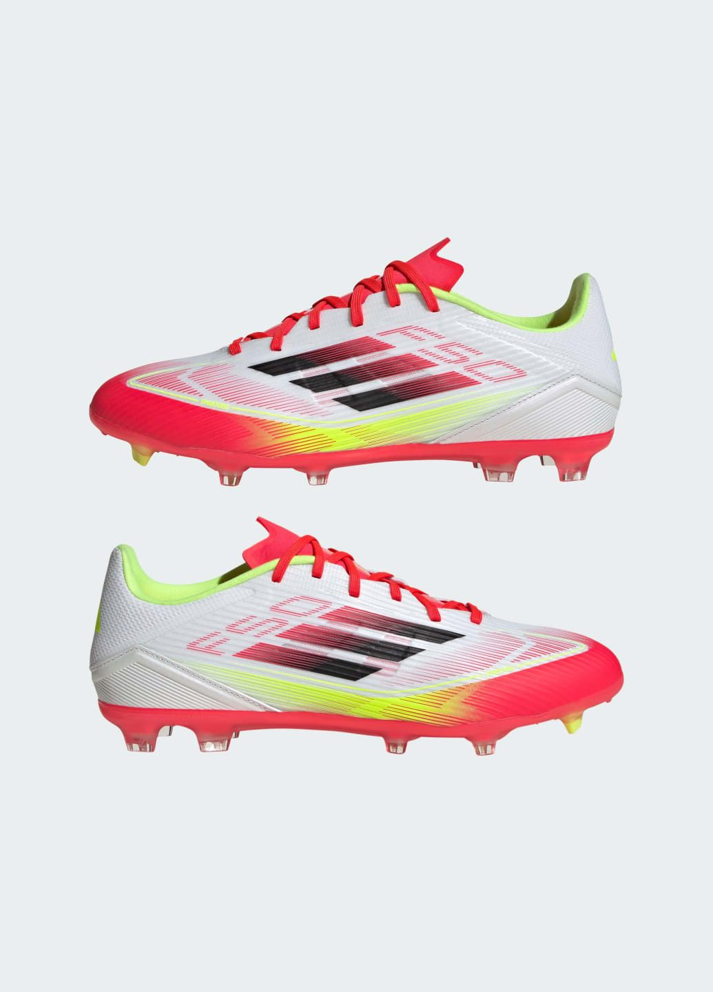 Белые летние бутсы f50 league firm/multi-ground adidas