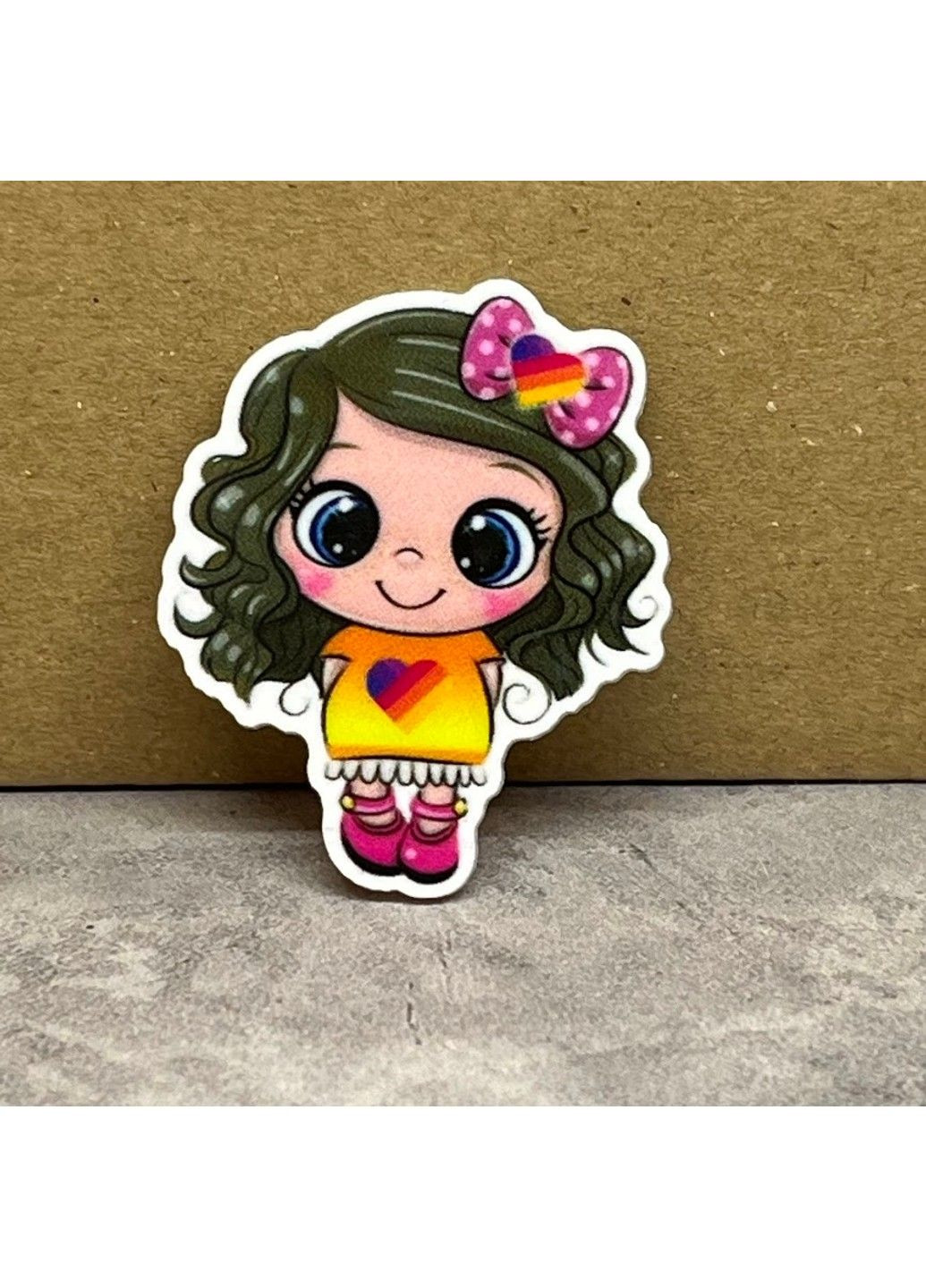 Серединка для бантів (декор-пластик), Cute-Likee, пластик, 34*42 мм, арт 09900, 1 шт No Brand (337990703)