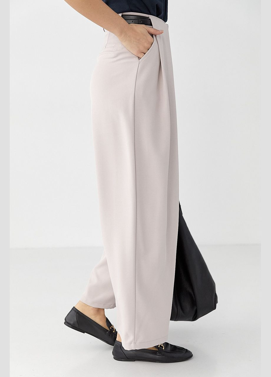 Брюки-палаццо в комплекте с ремнем Lurex (333339880)