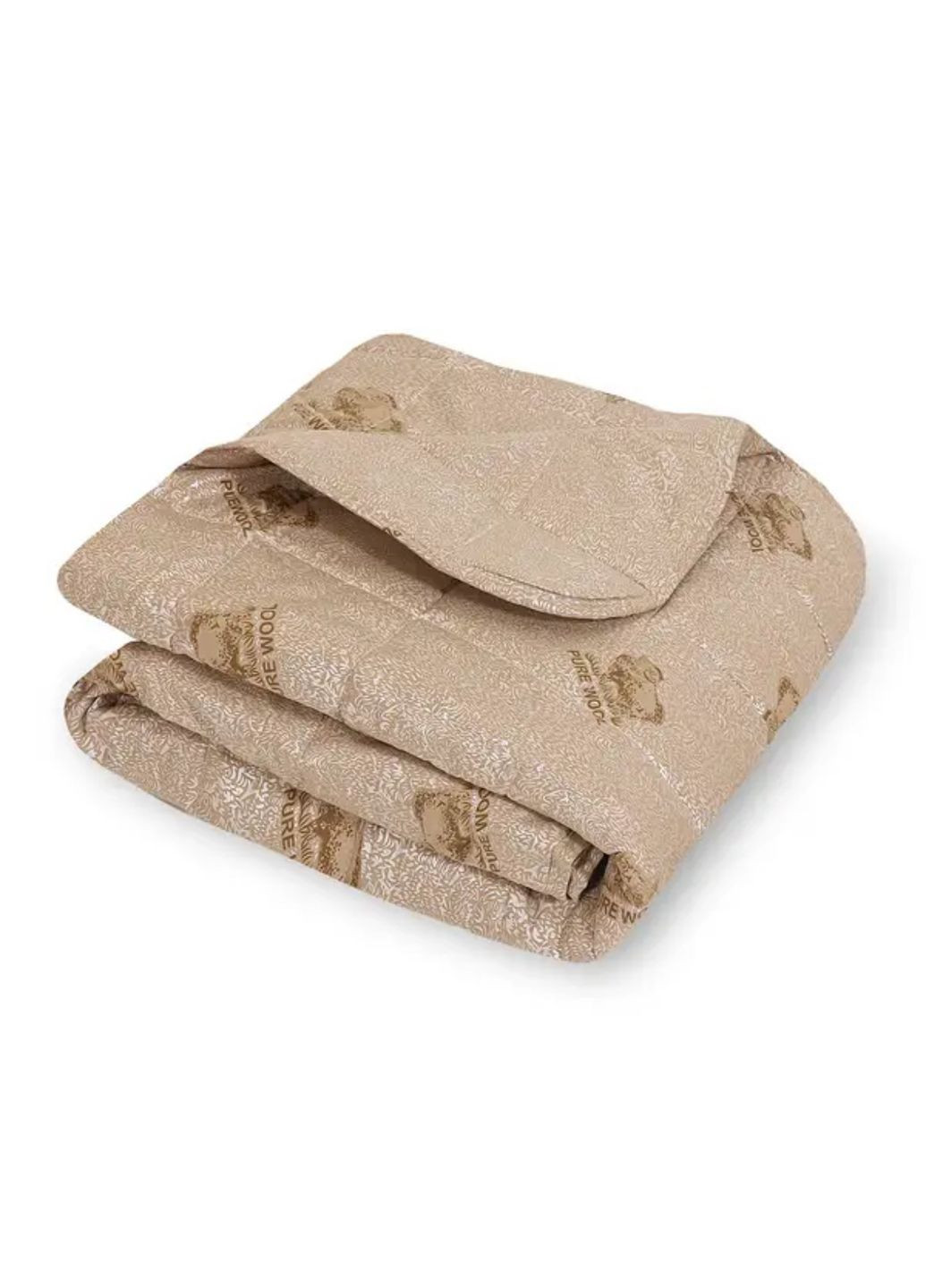 Одеяло летнее Двуспальная размер 180х220 см Стеганая микрофибра цвет белый SOVA текстиль (360948431)