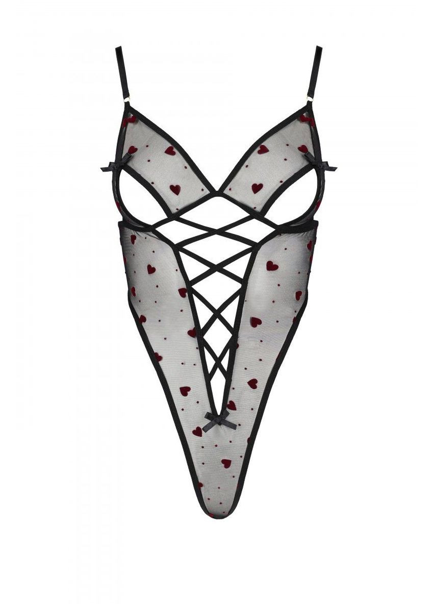 Еротичний боді з малюнком LOVELIA BODY black L / XL Passion (297394169)