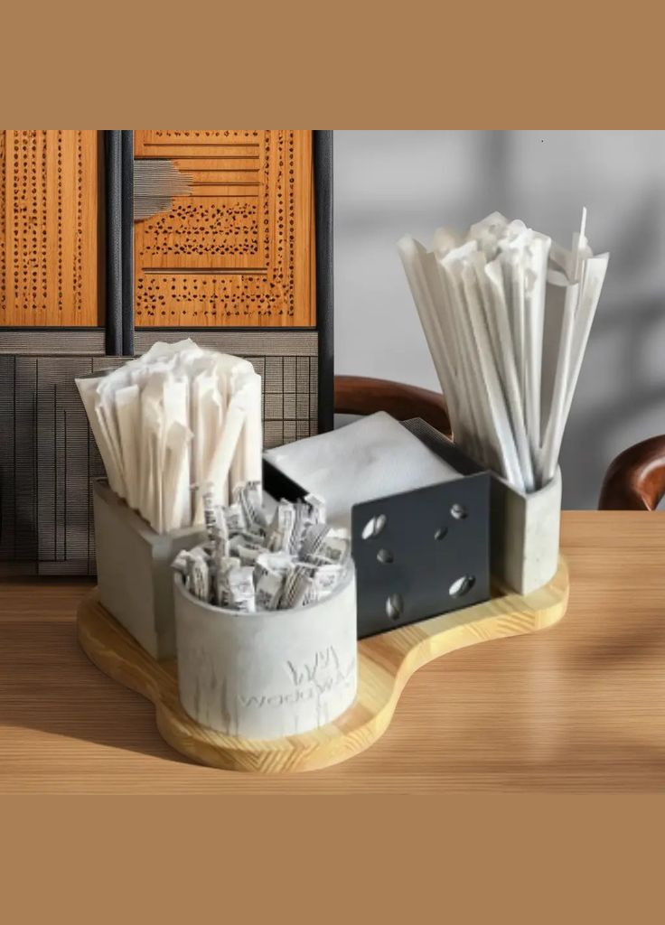 Барний органайзер WW Дерево/Бетон/Метал (R-18788-VS) No Brand (303975546)