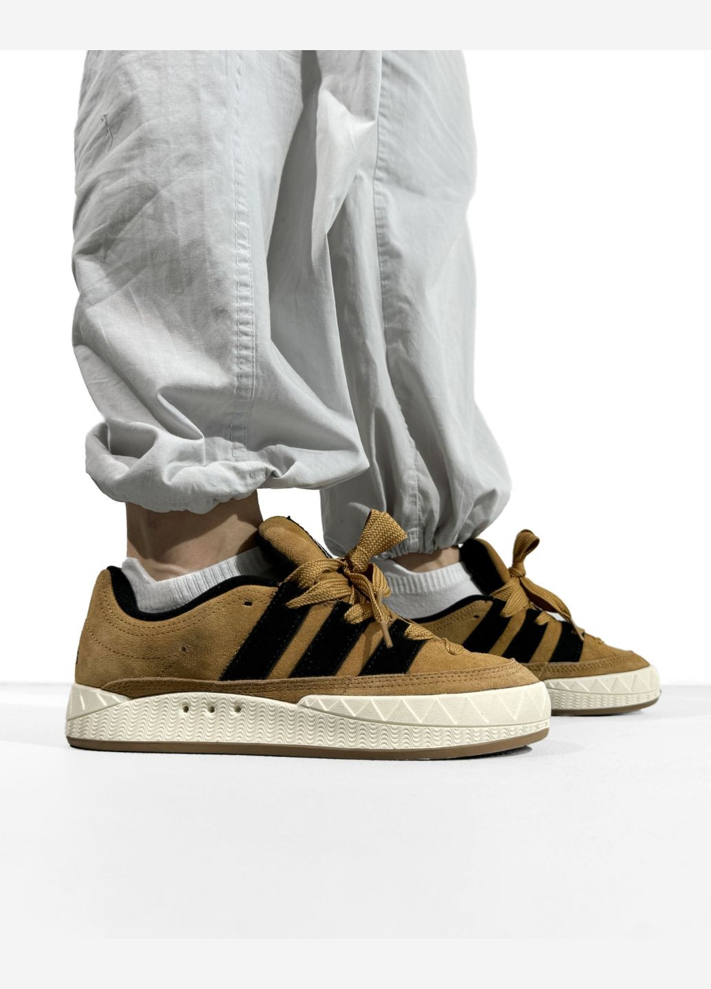 Кросівки жіночі і чоловічі Adidas Adimatic brown | Адідас Адіматік коричневі No Brand коричневі демісезони (316507755)