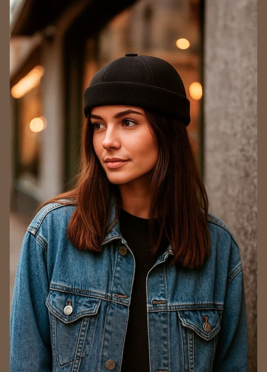 Кепка без козирка 00509-BK No Brand (341383077)