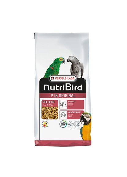 Повнораціонний корм для великих папуг NutriBird P15 Original 1 кг (5410340221259) Versele-Laga (279563490)