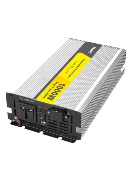 Перетворювач автомобільний інвертор JYINS 12В-220В 1000W з чистою синусоїдою (2104618825) No Brand (370606336)
