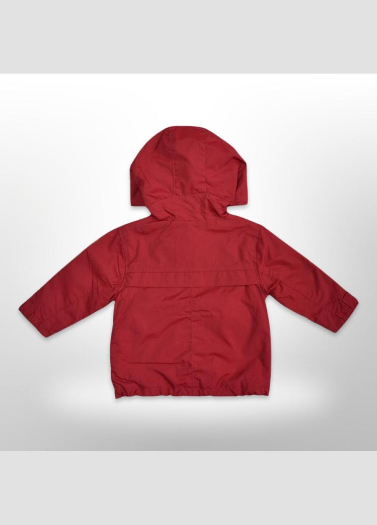 Красная демисезонная ветровка Quadri foglio