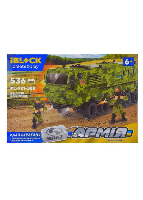 Конструктор Армия КрАЗ Ураган (PL-921-388) Iblock (370625268)