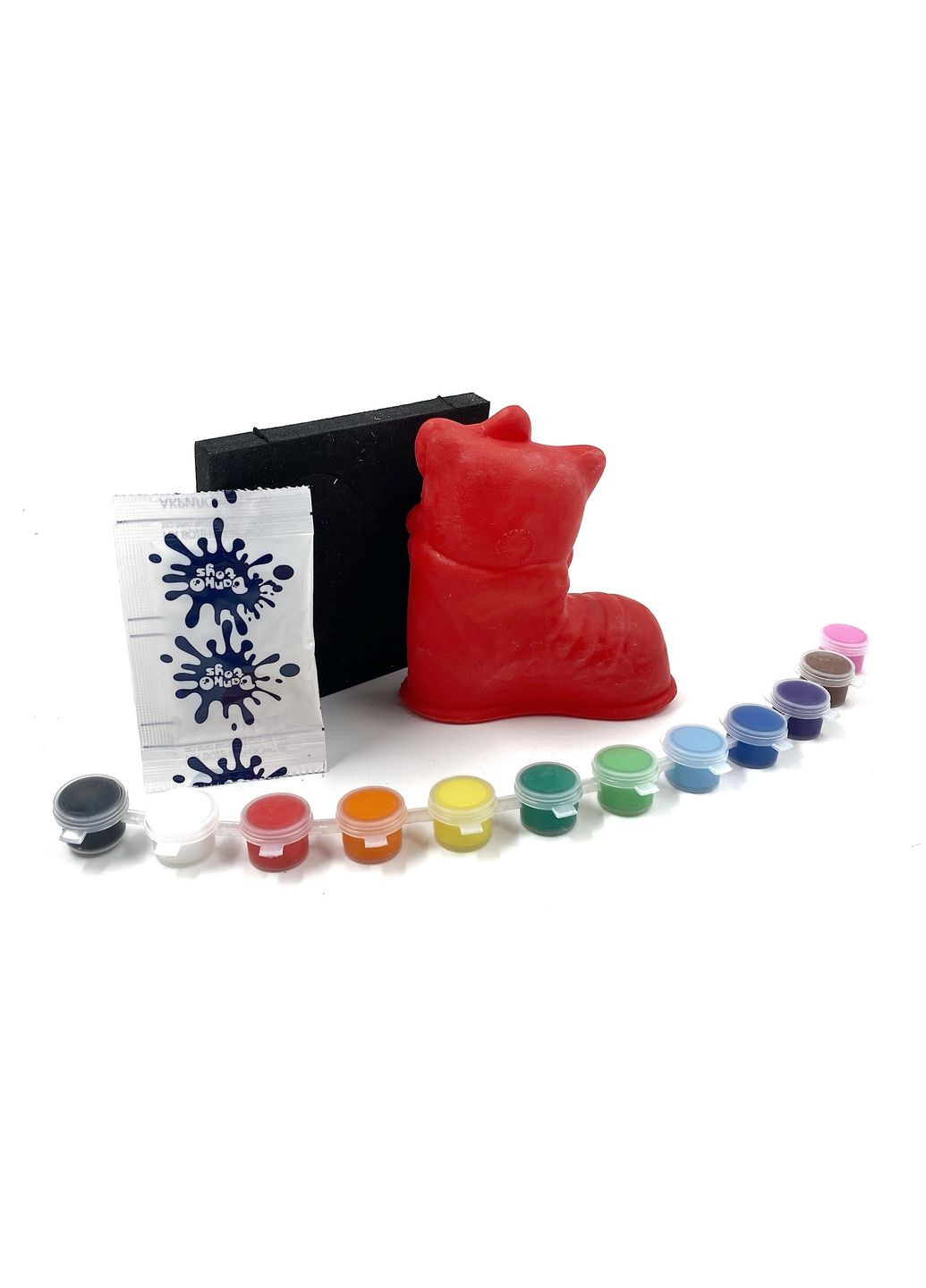 Набор для творчества Кошка 12 см "Создай гипсовую фигурку и раскрась её " Разноцветная Danko Toys (316318955)