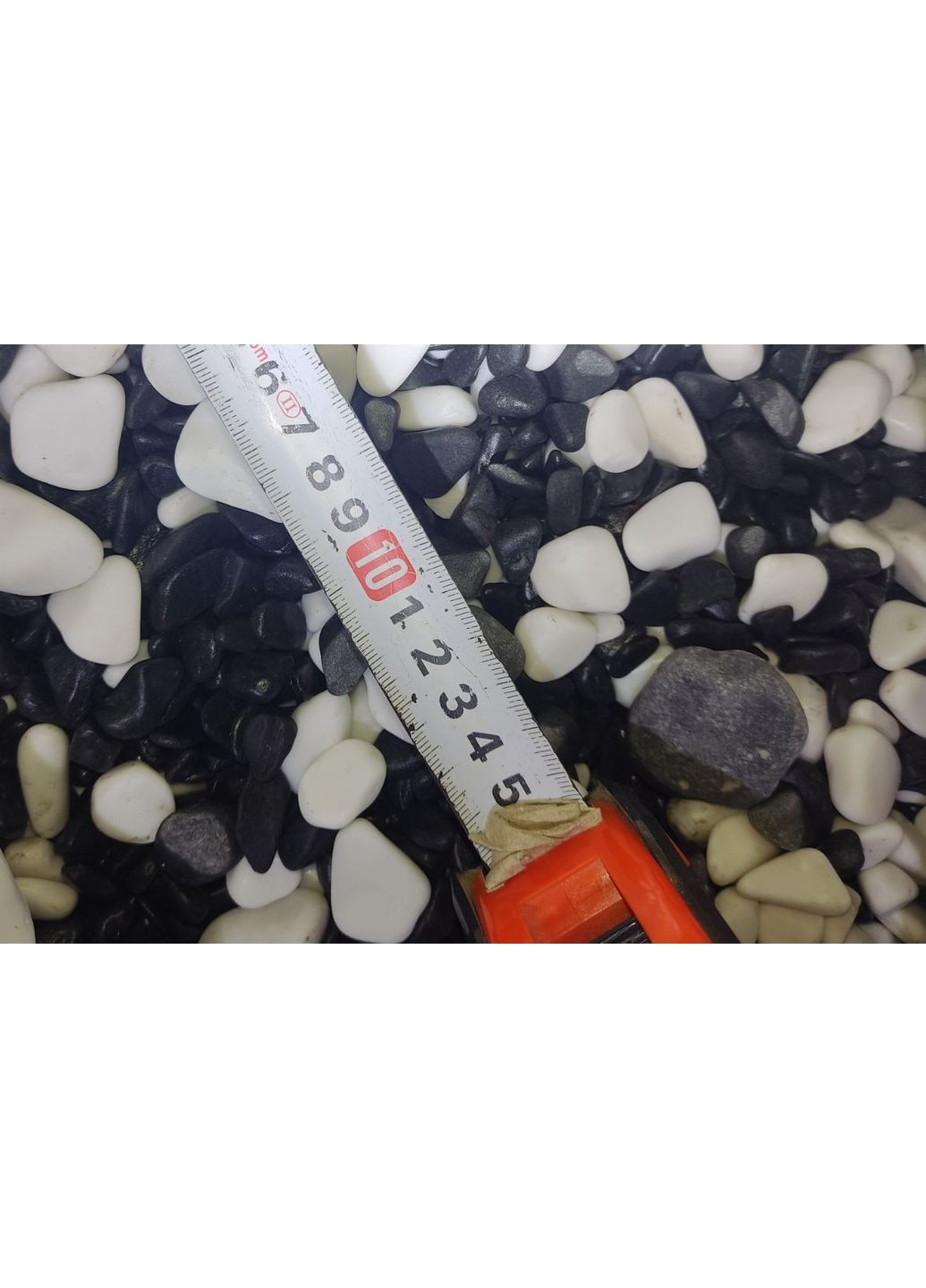 Ґрунт 70 акваріумний Мікс Рояль чорно-білий (4-20 мм), 1 кг No Brand (362618310)