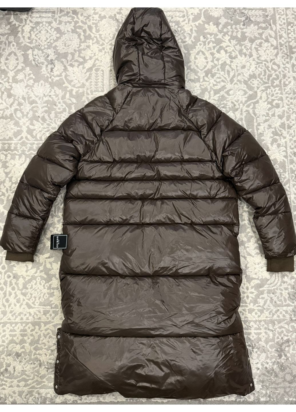 Коричневий демісезонний Пуховик Guess