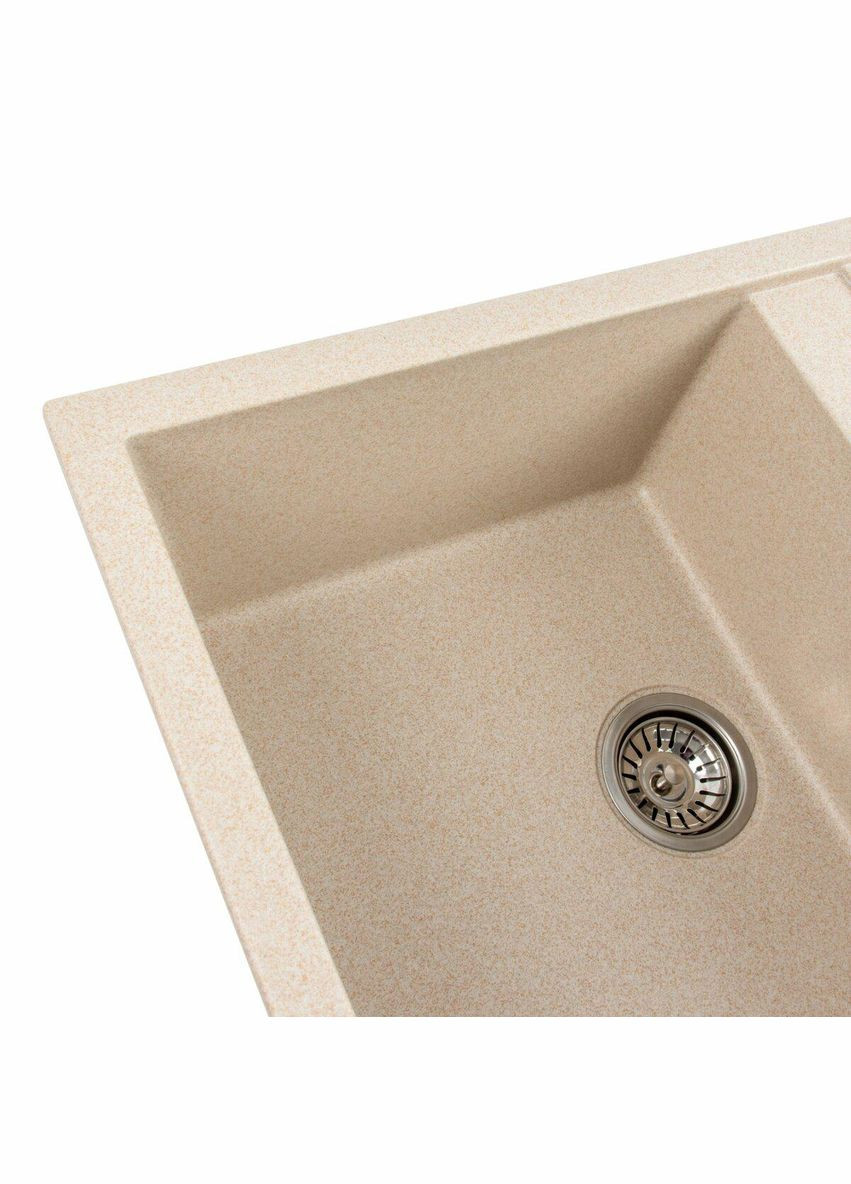 Гранитная мойка для кухни 7950 Selena матовая Сафари Valeso (342069507)