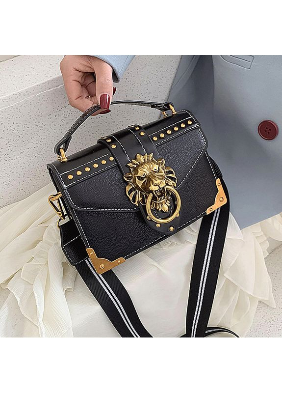 Сумка кросс-боди женская черная лев (RN-55) Fashion (353969548)