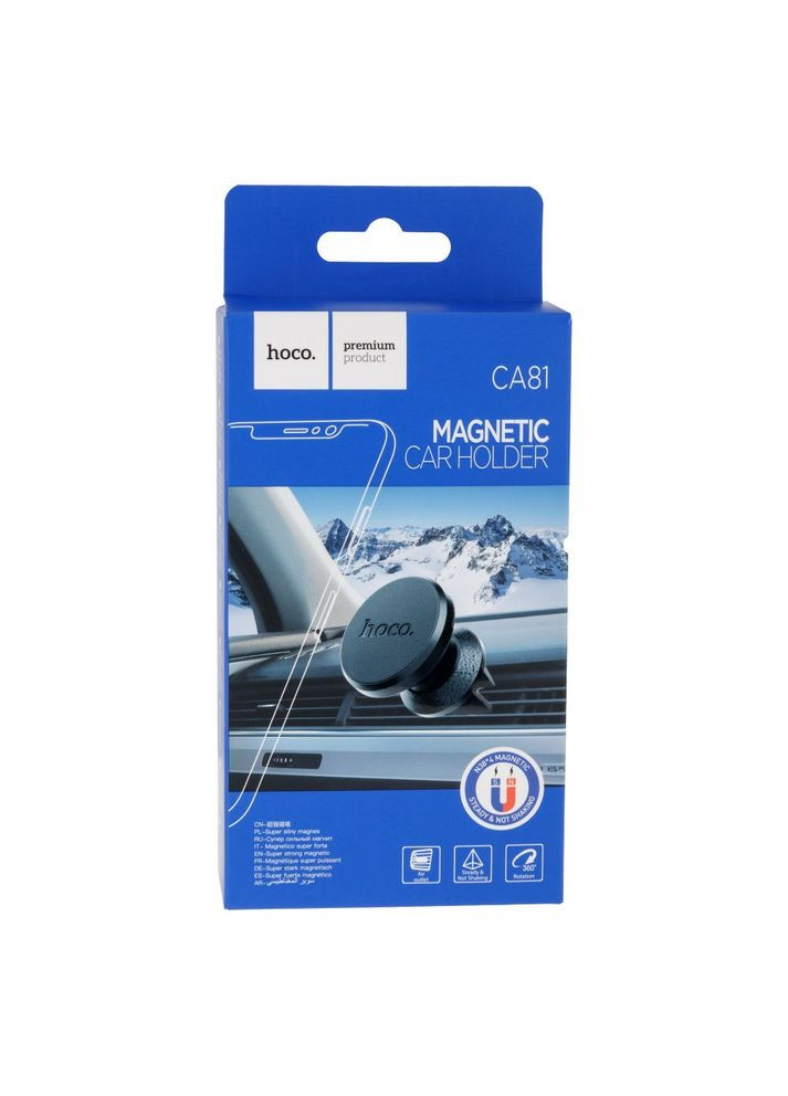 Держатель для смартфона с телефоном CA81 Ligue Air Black Hoco (313237552)