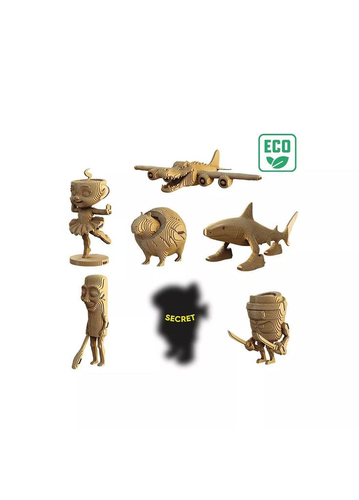 3D пазл-сюрприз Tralalero Tralala & Friends (CARTSURPTRA) Cartonic (362538557)