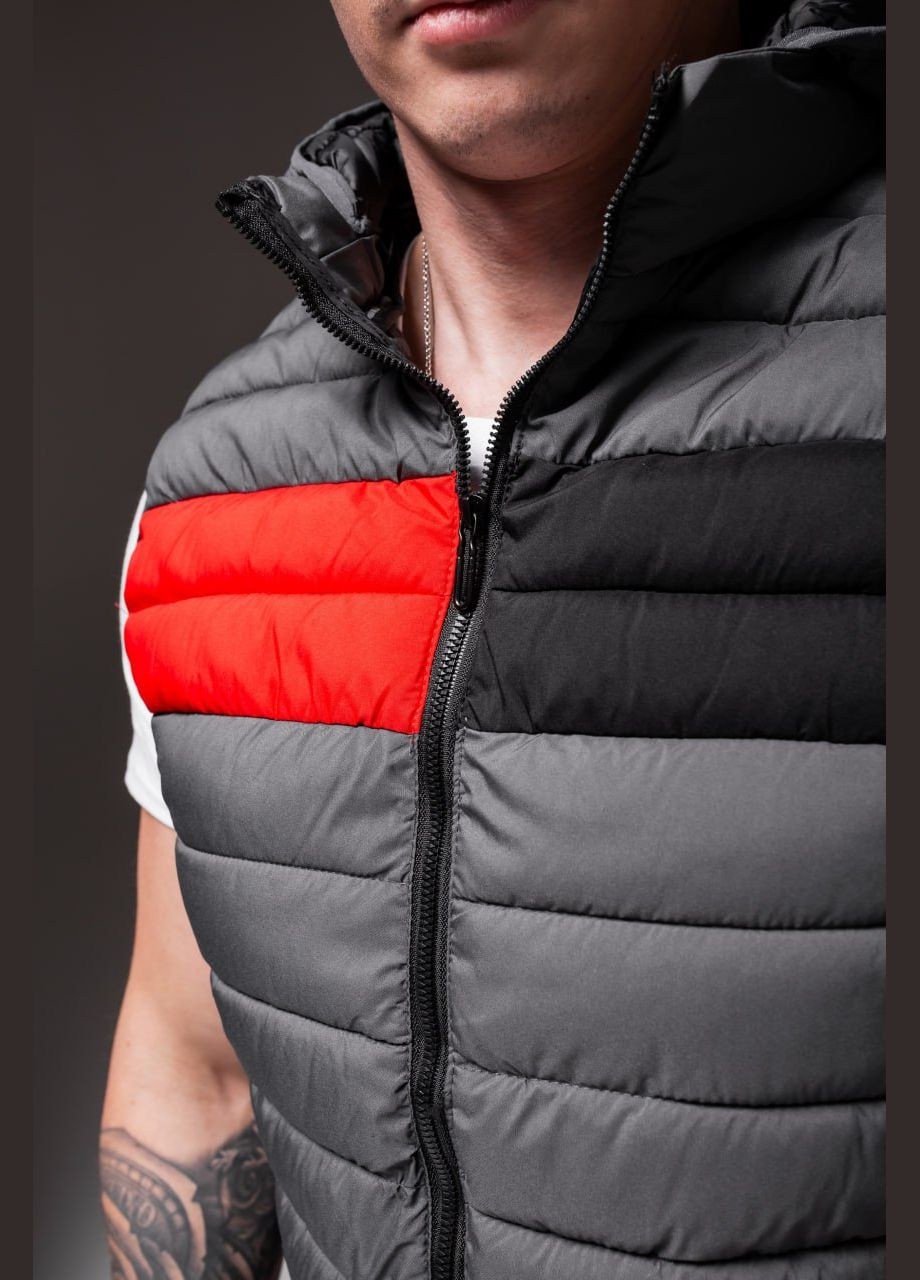 Чоловічий жилет зі знімним капюшоном Vakko (302394571)