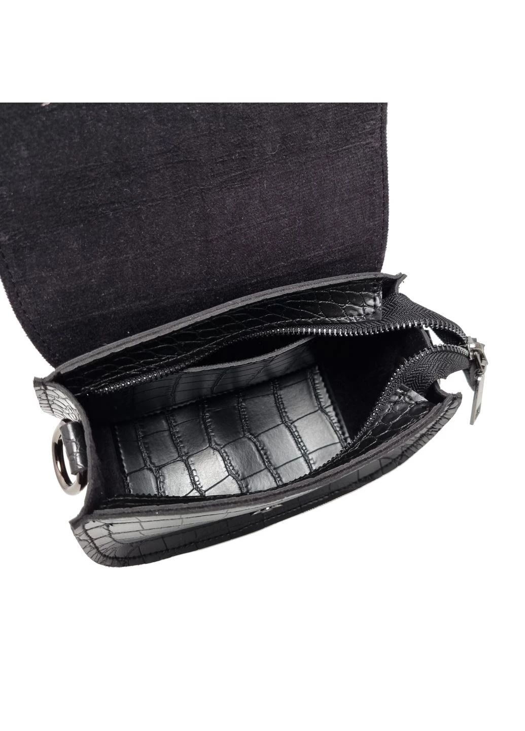 Модная женская кроссбоди сумка экокожа A1997 black No Brand (379972177)