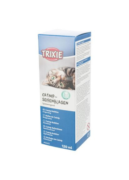 Мыльные пузыри для кошек, с кошачьей мятой 120 мл (*) Trixie (330827738)