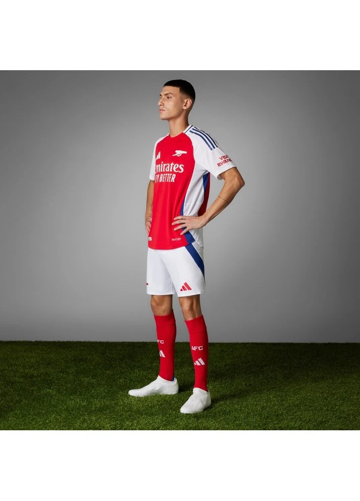 Комбинированная футболка arsenal 24/25 home authentic red/white it6140 adidas