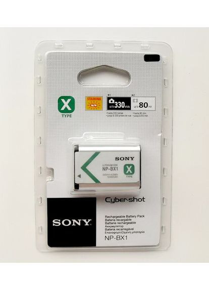 Аккумулятор NP-BX1 для фотоаппаратов Cyber-shot DSC-RX1, DSC-RX100, DSC-HX300, DSC-WX300 Sony (369558972)