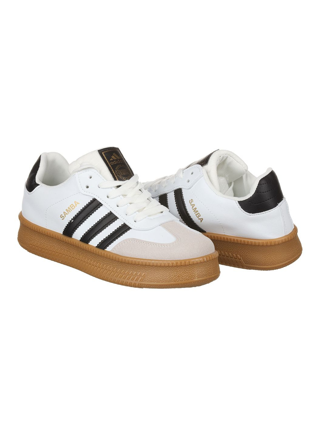 Білі жіночі кеди зі штучної шкіри повсякденні Violeta