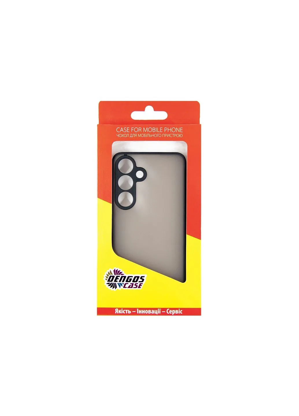 Чохол до мобільного телефона (DG-TPU-MATT-146) DENGOS Matte Samsung Galaxy S24 Black (326596515)