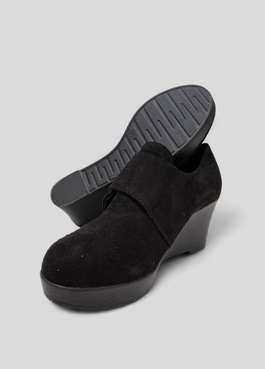 Naerkang Туфлі жіночі замша,, чорний з, китай — демісезон (315134438)