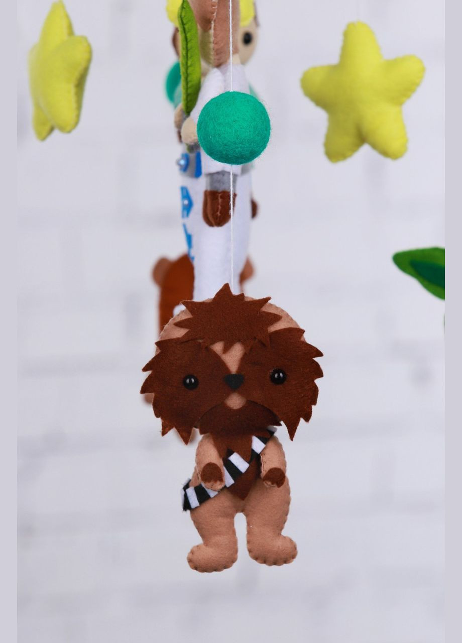 Дитячий музичний мобіль на ліжечко для немовлят WooolyWool «Зоряні війни» з 35 мелодіями (М033) No Brand (342757967)