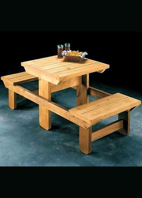 Детский садовый столик из дерева Селиба сиена (СДД-001005) No Brand (328960210)