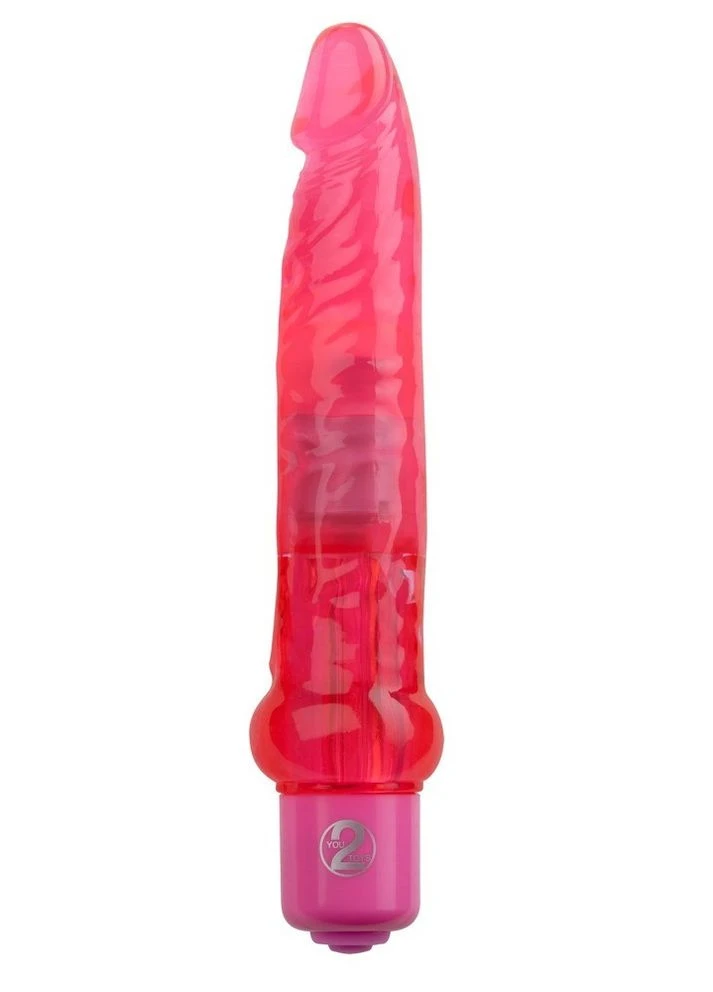 Анальний вібратор - Jelly Anal Pink Drive 17,5 cm - Реалістичний анальний вібратор Orion (335863456)
