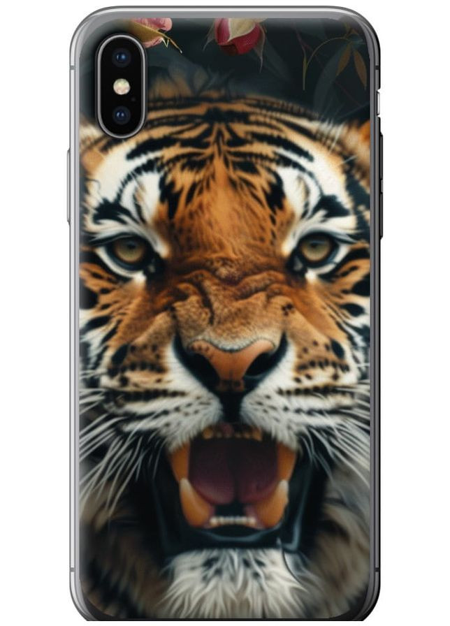 2D пластиковий чохол 'Тигрова велич' для Endorphone Apple iPhone X (287277483)