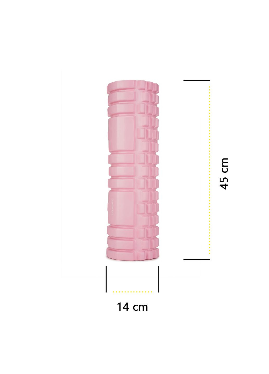 Масажний ролик EVA 45 x 14 см (валик, роллер) XR-0037 Light Pink Cornix (318867448)