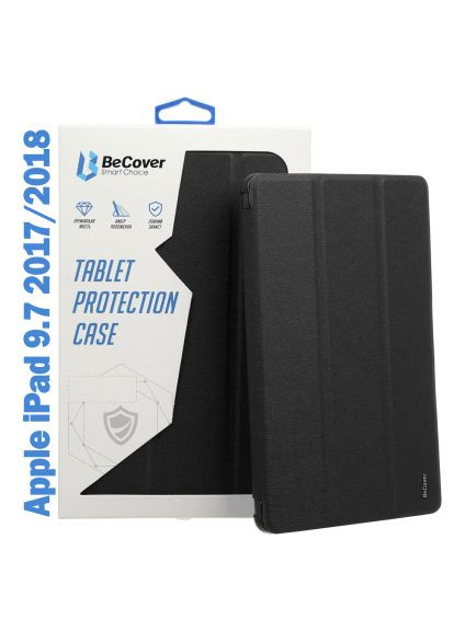 Чохол до планшета 7 2017/2018 A1822/A1823/A1893/A1954 Black (708453) BeCover Tri Fold Soft TPU mount Apple Pencil Apple iPad 9. (366479524)
