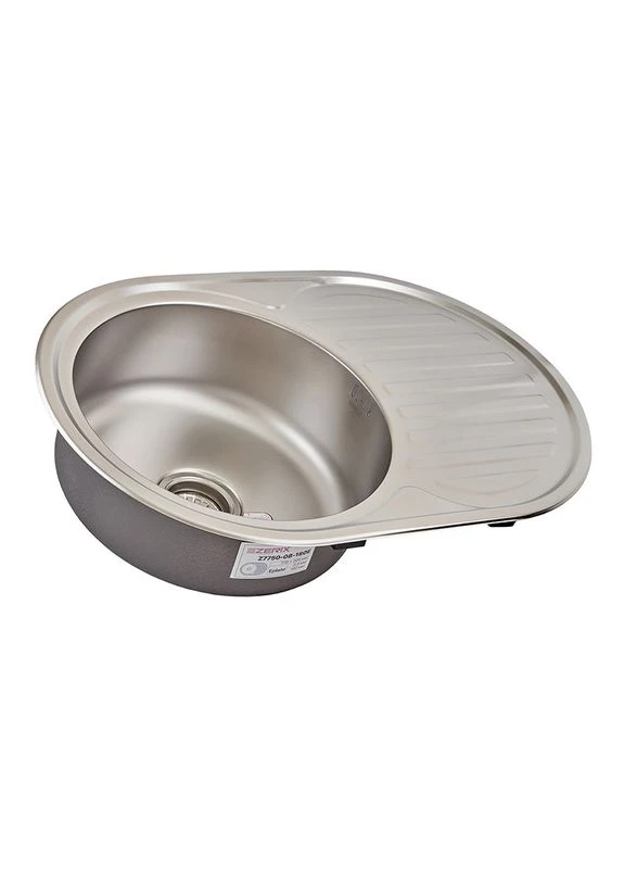 Кухонна мийка Zerix Z7750-08-180E Satin модель ZM0596 No Brand (370286036)