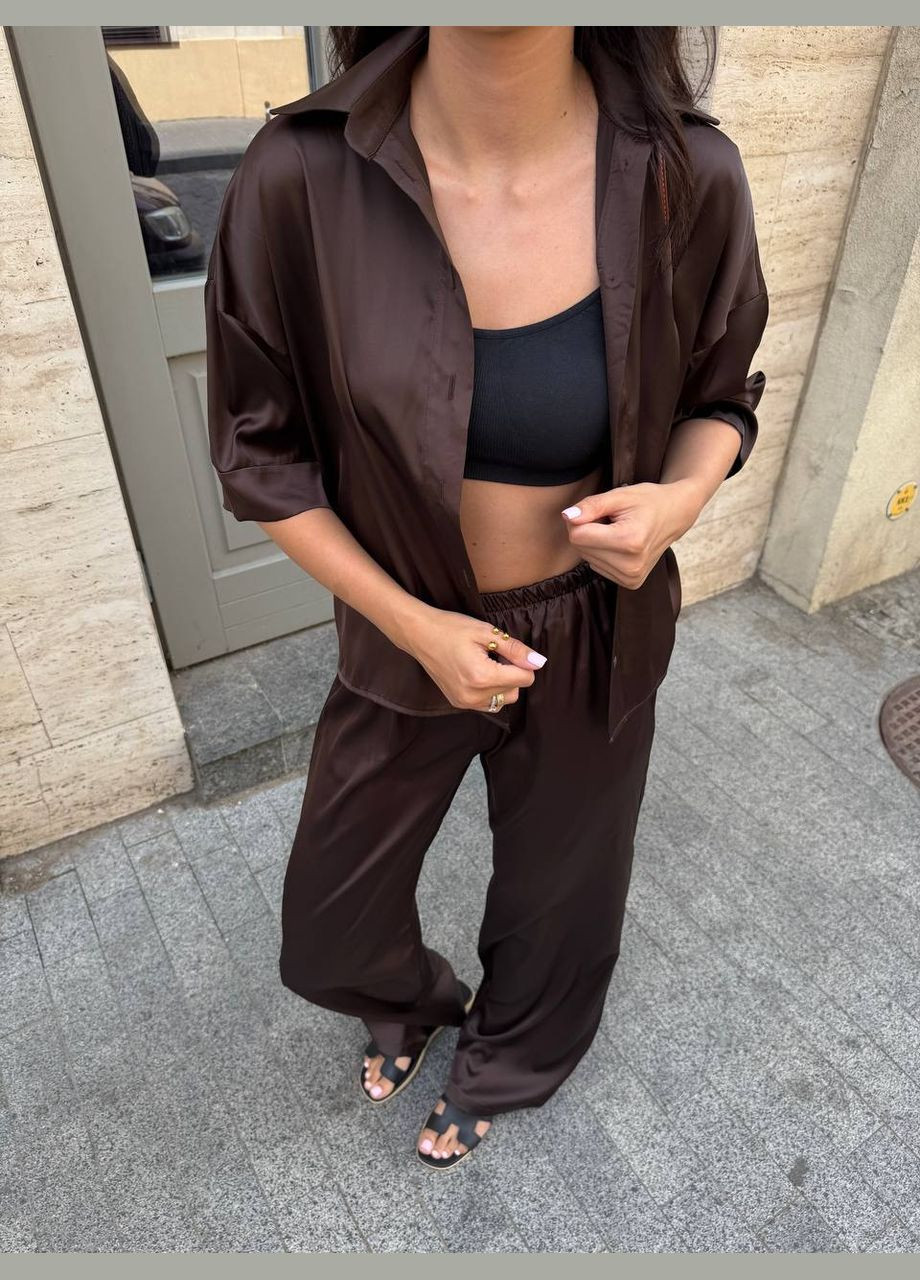 Жіночий шовковий костюм вільного крою Avanti (346055656)