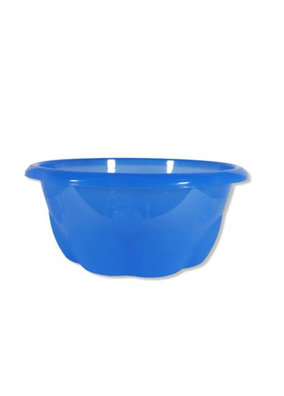 Миска салатница 5 л прозрачная Прозрачный синий Plastic's Craft (285759266)