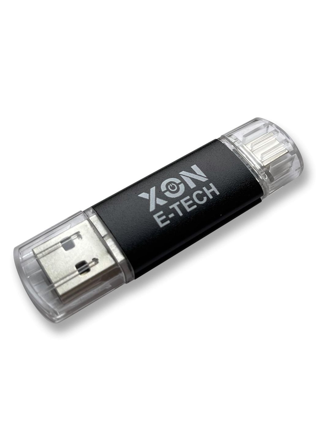 Флеш-накопичувач XON FlashDrive DuoConnect 128GB (USB 3.0 + USB Type-C) Чорний (FX3DX128MB 7577) XON E-Tech (303726376)