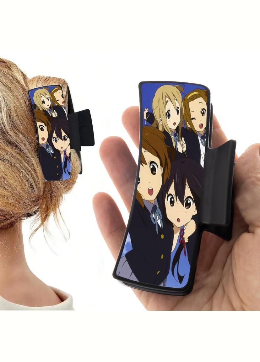 Заколка крабик для волос Аниме Кей-Он #0003 черный No Brand (315631315)